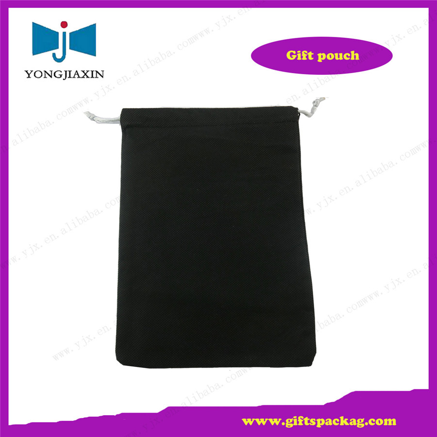 non-woven wholesale bag,non-woven black pouch produce