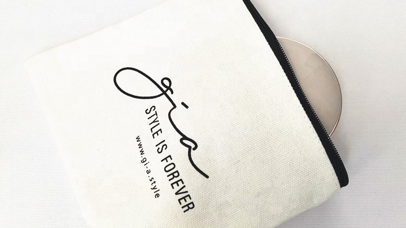 wholesale printed logo cotton drawstring bag for jewlelry
