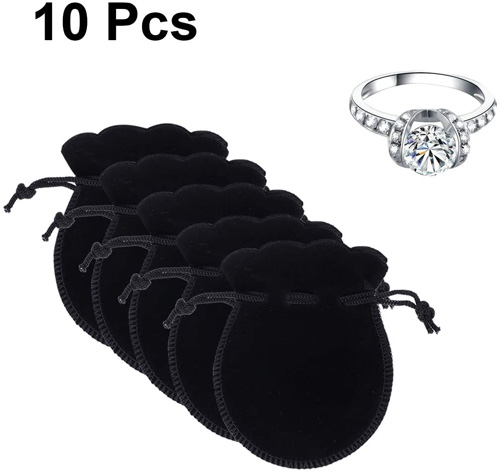 velvet jewelry pouches