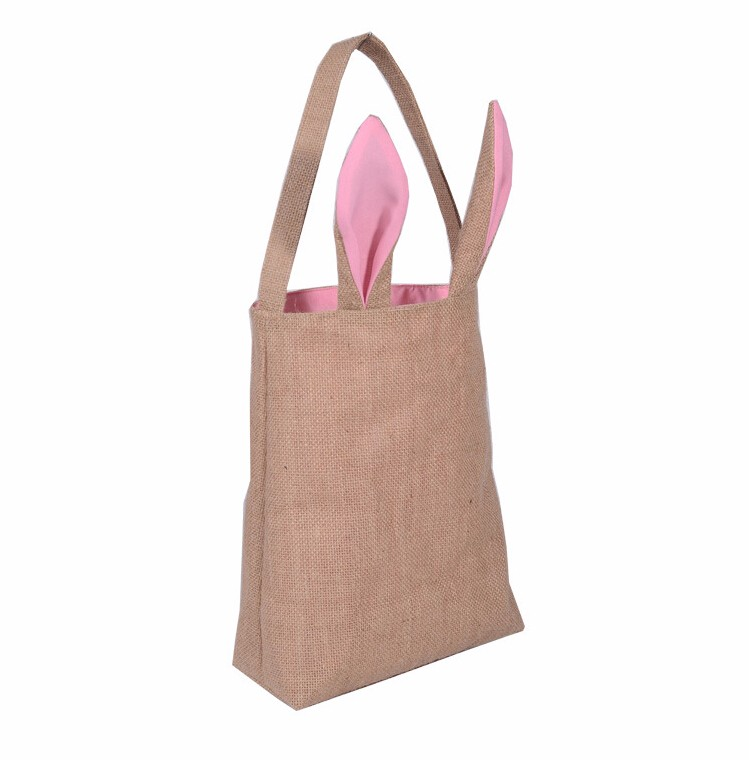High quality natural tote jute bag with logo